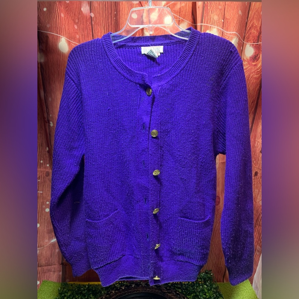 Vibrant Purple Women's Cardigan